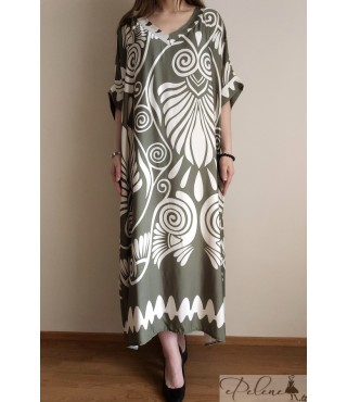 Nauja didelio dydžio suknelė su šilku